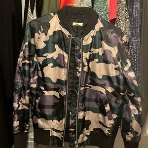 Camo bomber jacket